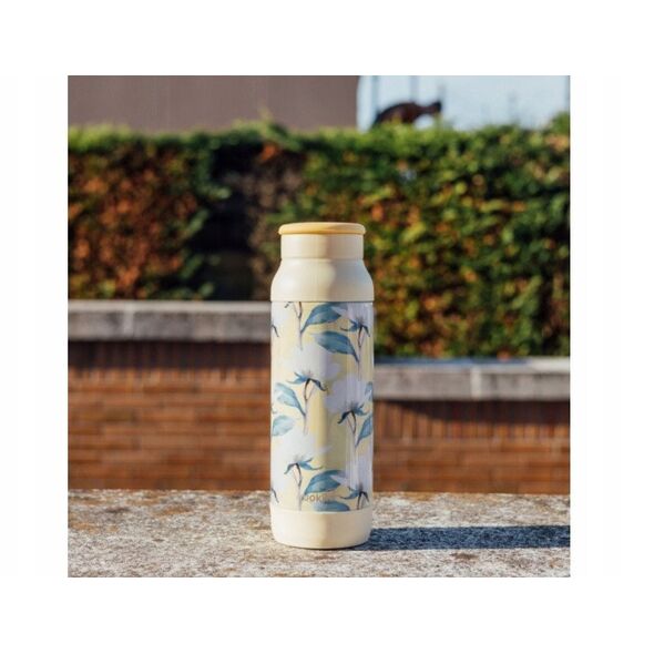 Quokka Pulse - Butelka termiczna ze stali nierdzewnej 700 ml Drop Safe (Magnolia)