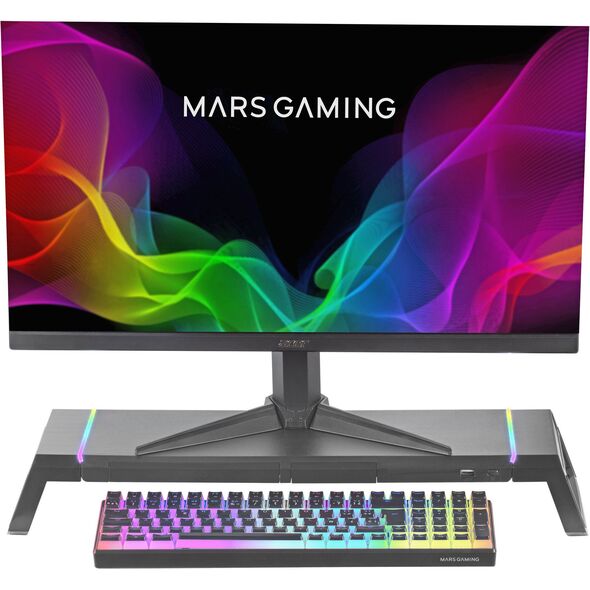 Mars Gaming MGS-ONE Monitor Stand Chroma RGB / USB 2.0