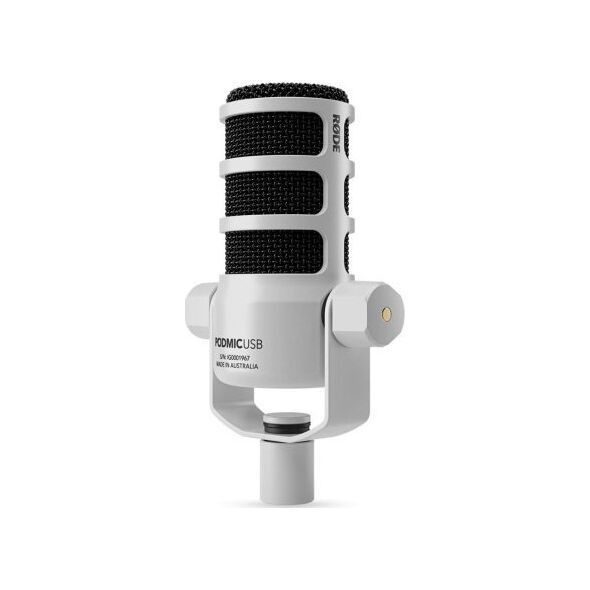 RODE PodMic USB White - Mikrofon Dynamiczny Podcast