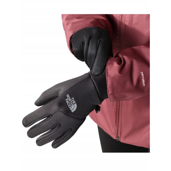 Damskie rękawice The North Face Etip Hardface Glove - tnf black htr rozmiar: s
