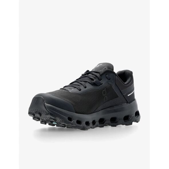 Buty trailowe damskie On Running Cloudvista 2 - black/black/black