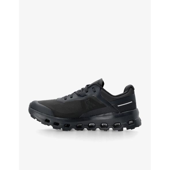 Buty trailowe damskie On Running Cloudvista 2 - black/black/black
