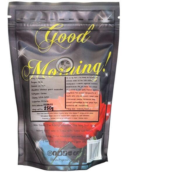 Runty Roaster - kawa ziarnista Kolumbia La Villa Geisha Yeast Anaerobic Washed Filter 250 g
