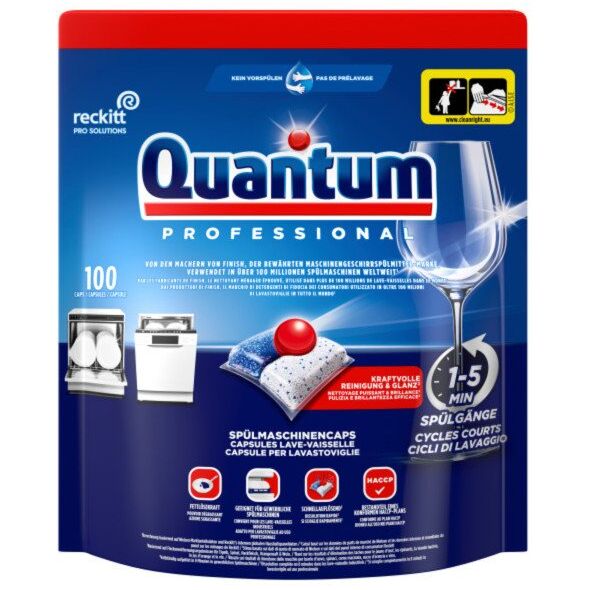 Quantum PROFESSIONAL – Kapsułki do zmywarek - 100 szt.