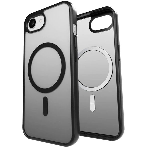 ETUI SILIKONOWE PURO GRADIENT MAGSAFE DO IPHONE 16E - CZARNE