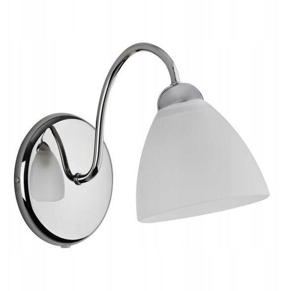 Kinkiet oprawa ścienna Alfa Ariel 1x60W E27 biały/chrom 22600