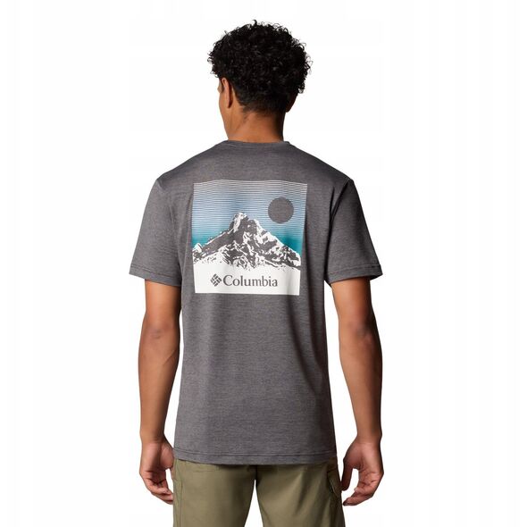 Columbia Kwick Hike Back Graphic SS Tee 2071754014 Czarne M