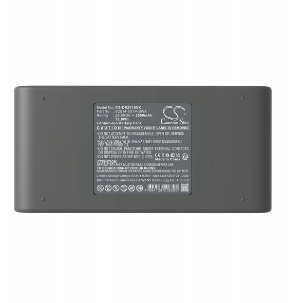 Akumulator Bateria Typu V2514-8s1p-bwa Do Odkurzacza Dreame Z10s Station / Cs-drz110vx
