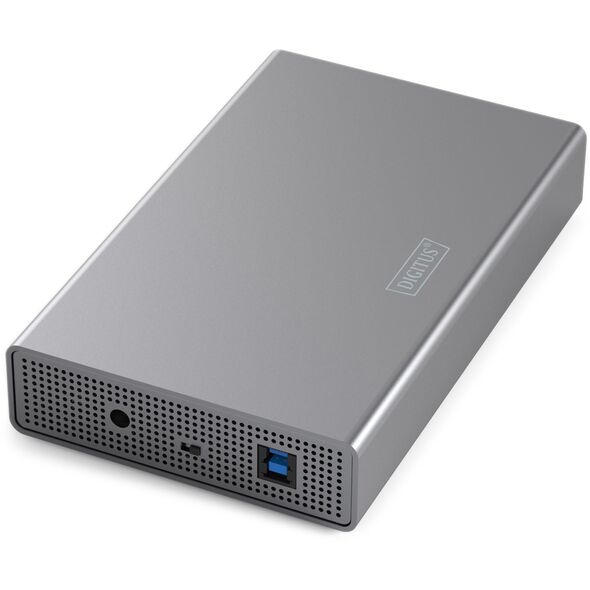 Obudowa USB 3.0 na dysk SSD/HDD 3.5 SATA III max. 16 TB z zasilaczem, aluminiowa