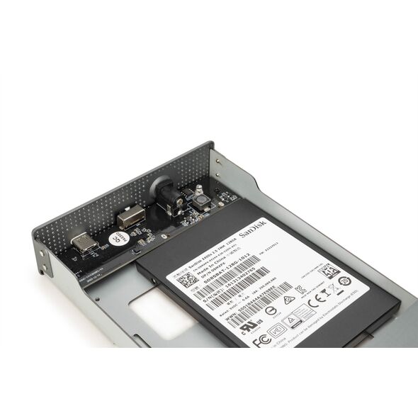 Obudowa USB 3.0 na dysk SSD/HDD 3.5 SATA III max. 16 TB z zasilaczem, aluminiowa