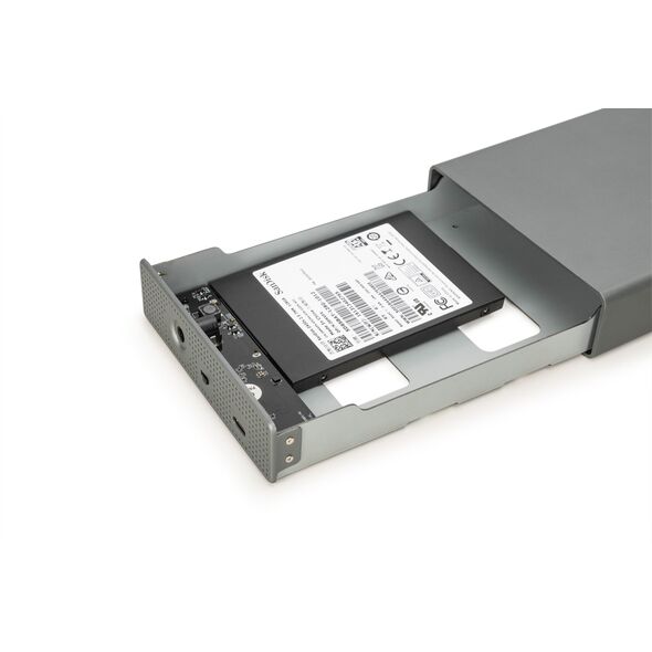 Obudowa USB 3.0 na dysk SSD/HDD 3.5 SATA III max. 16 TB z zasilaczem, aluminiowa