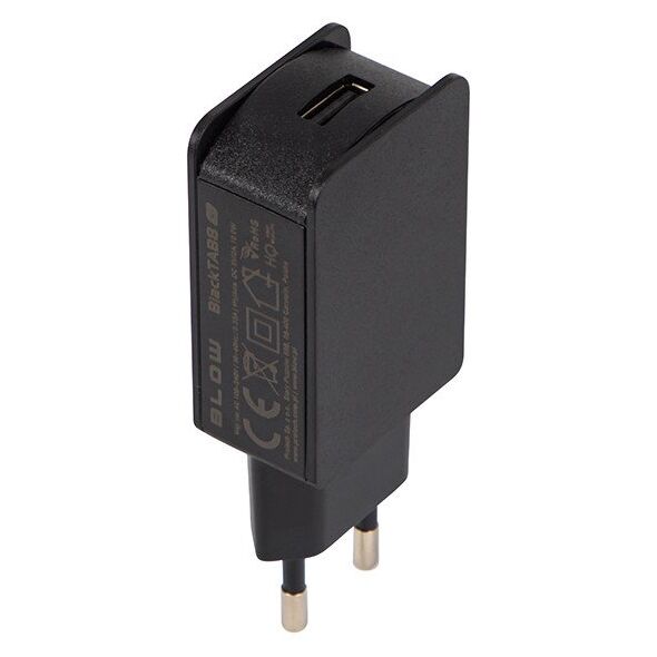 76-032# Ładowarka sieciowa gniazdo usb 2a czarna