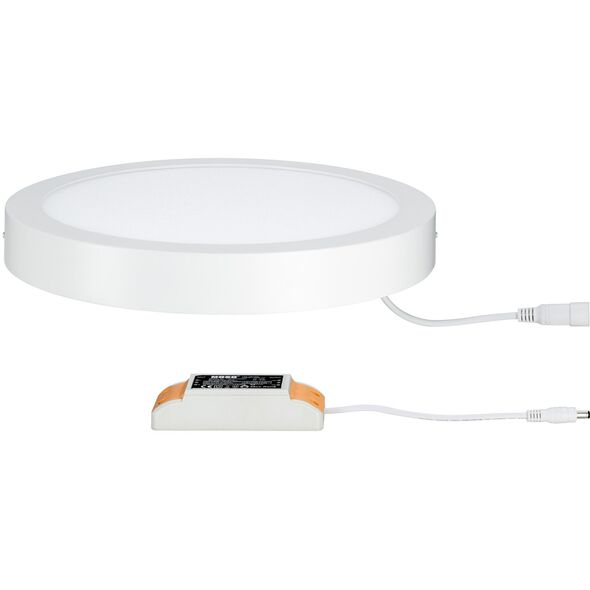 Lampa sufitowa Paulmann Lunar LED Panel 3000K 300mm 17W Biały Mat Aluminium
