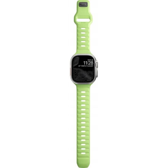 Nomad Nomad Sport Strap, Glow 2.0 - Apple Watch Ultra 2/1 (49mm) 9/8/7 (45mm)/6/SE/5/4 (44mm)/3/2/1 (42mm) 13239855 856504015800