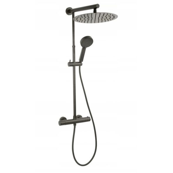 NP75-TRV7U-GM / FERRO / TREVI / ΝΤΟΥΖΙΕΡΑ BLACK ΜΕ ΝΤΟΥΖ ΚΑΙ ΘΕΡΜΟΣΤΑΤΙΚΗ ΜΠΑΤΑΡΙΑ TRV7, GUN METAL  /