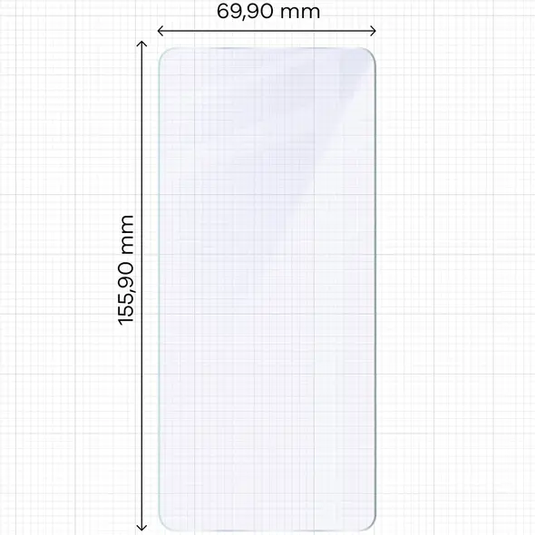 Elastyczne szkło hybrydowe Bizon Glass Mule do Motorola Moto G86 5G