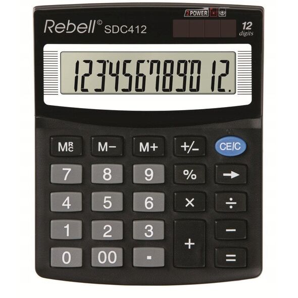 Skaičiuotuvas mažas stalinis Rebell SDC412