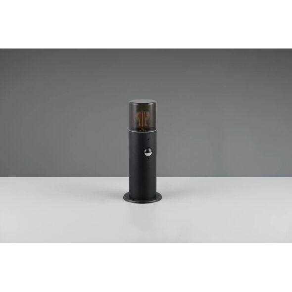 Freestanding outdoor lamp TRIO HOOSIC, IP44 1xE27 with motion sensor black O12x30cm