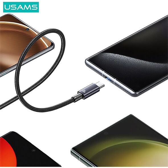 Kabel USAMS Sufeng Series US-SJ673 66W 6A Fast Charging USB-C do USB-A 1.2m tarnish