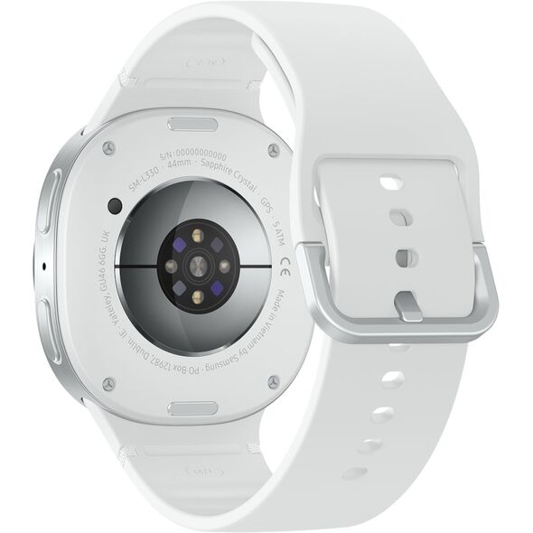 Samsung SM-L330NZSAEUB smartwatch / zegarek sportowy 3,81 cm (1.5") AMOLED 44 mm Cyfrowy 480 x 480 px Ekran dotykowy Srebrny Wi-Fi GPS