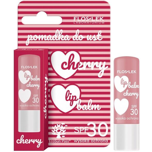 Floslek Lip Care pomadka do ust SPF30 Cherry 4g