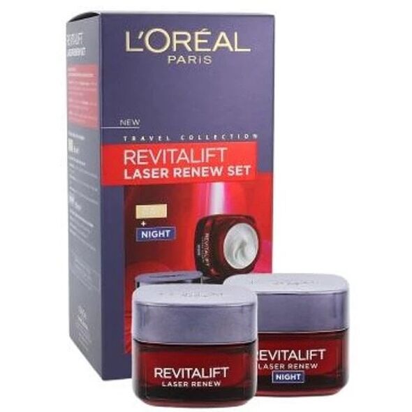 L’Oreal Paris Set L'Oreal Paris: Revitalift Laser Renew, Hyaluronic Acid, Anti-Ageing, Day, Cream, For Face, 50 ml + Revitalift Laser Renew, Hyaluronic Acid, Anti-Ageing, Day, Cream, For Face, 50 ml For Women