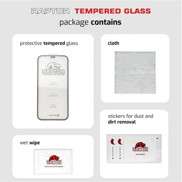 Swissten Raptor Diamond Ultra Clear Full Face Tempered Glass για Xiaomi 13T