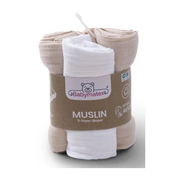 Πάνες MUSLIN 3 πακ (συμπερ. 1x τετρα), διαστ. 70x80