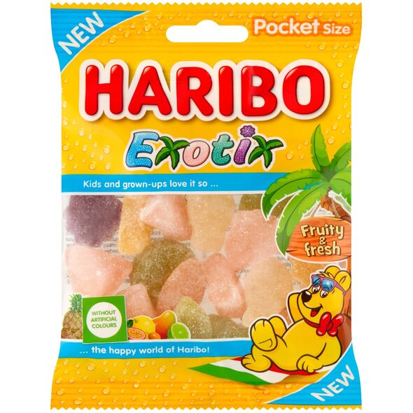 Haribo ζελεδάκια τροπικά φρούτα exotix | 100g