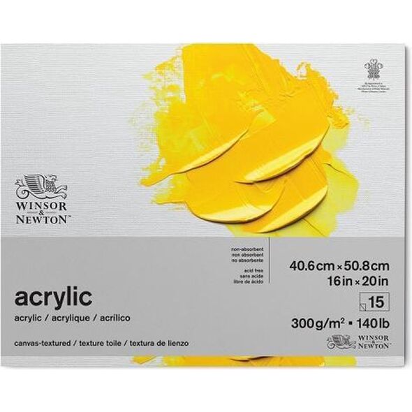 Acrylic Pad 300g 40,6x50,8cm, 15 pages