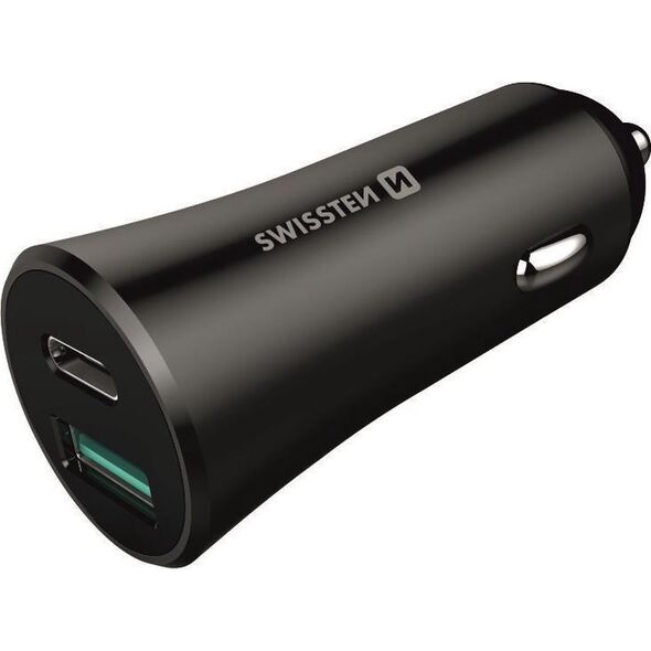 Swissten SW-CCH-ME2-QC3.0-PD-36W-BK