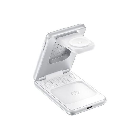 Mobile Origin 3in1 Foldable Qi2 Charger PW8, silver