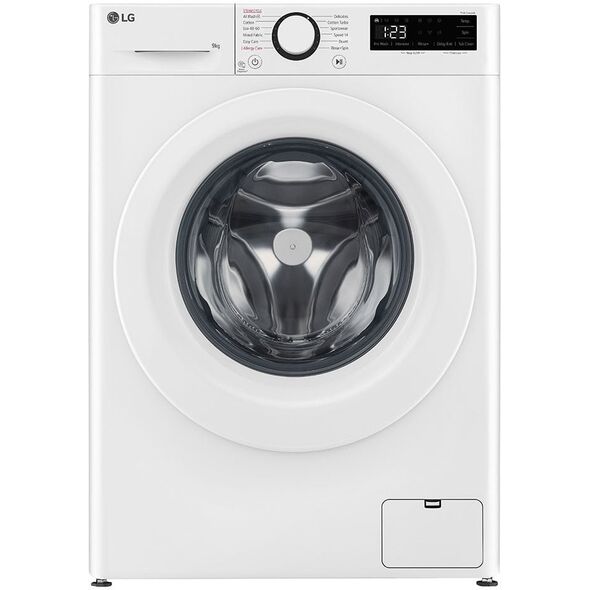 LG F2WR509SWW Washing machine, A, Front loading, Washing capacity 9 kg, Depth 47.5 cm, 1160 RPM, White