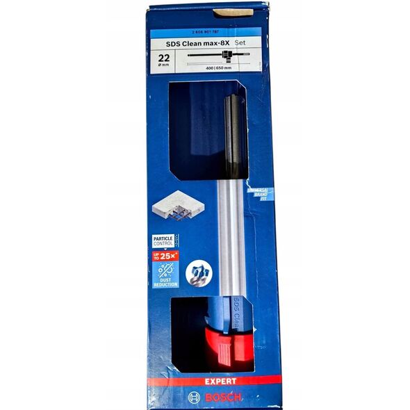 Wiertło Bosch Bosch Expert hammer drill SDS Clean max-8X set, 22mm (working length 400mm, suction drill including suction connection)