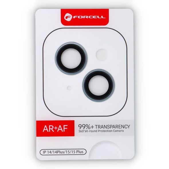 Szkło hartowane Forcell Premium do aparatu - do iPhone 15 / 15 Plus Niebieski