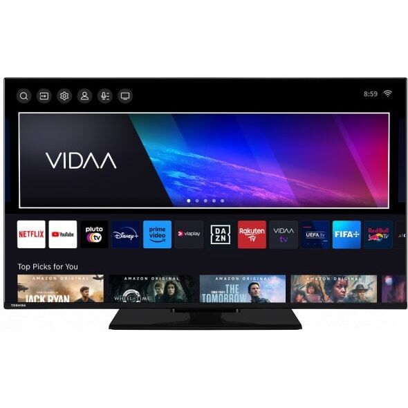 Toshiba 50UV3463DA - 126 cm (50") Diagonalklasse UV34 Series LCD-TV mit LED-Hintergrundbeleuchtung - Smart TV - VIDAA - 4K UHD (2160p) 3840 x 2160 - HDR - Direct LED