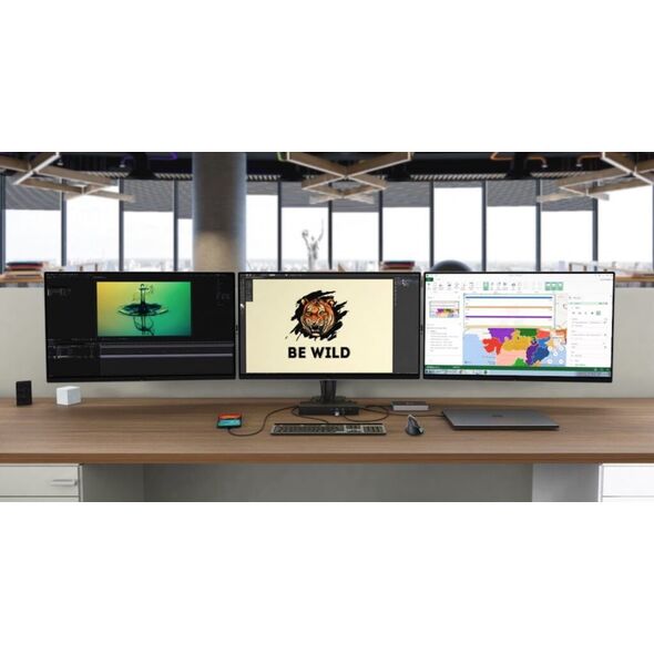 i-tec TB4TRIPLEDOCKPDIT stacja dokująca Przewodowa Thunderbolt 4 Czarny