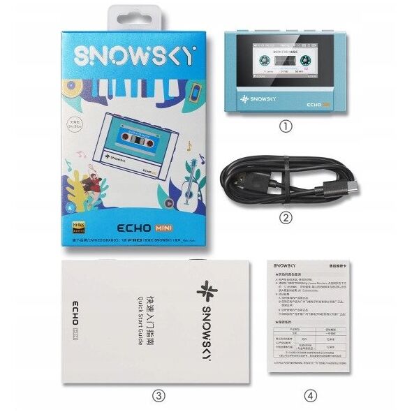 FiiO SNOWSKY ECHO MINI - blue - Przenośny odtwarzacz Hi-Res
