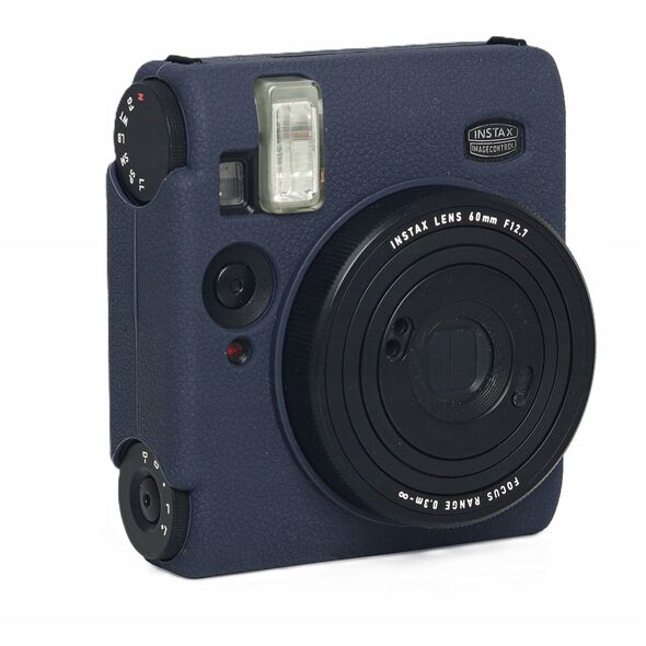Futerał Etui Pokrowiec Case Silikon Fuji Fujifilm Instax Mini 99 Granatowy
