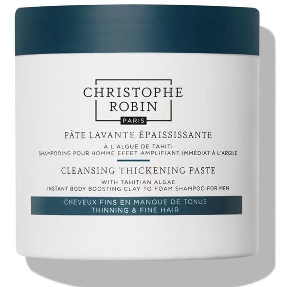 Christophe Robin Christophe Robin, Πύκνωση, Ταϊτινή Άλγη, Θεραπεία Μαλλιών Σαμπουάν, Δίνει Όγκο, 250 ml Για Άνδρες