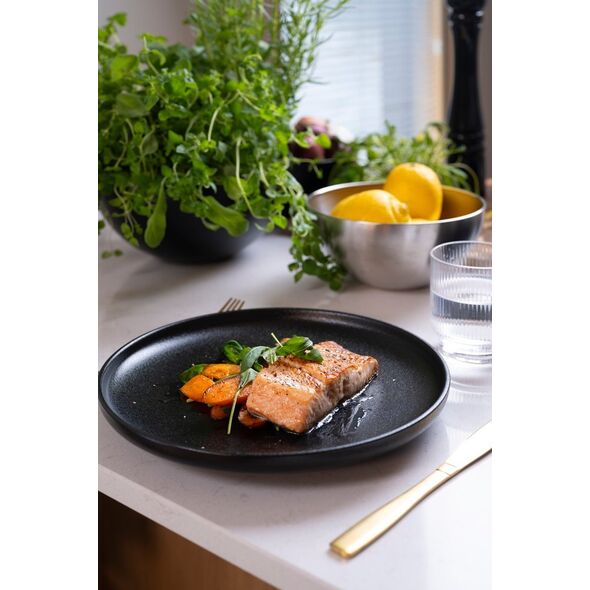 Dinner plate MAKU ROBUSTE, black, o 26 cm, 2 pcs.