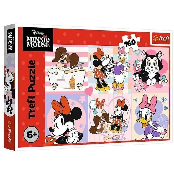 Puzzle 160 Kolorowy dzień Minnie TREFL