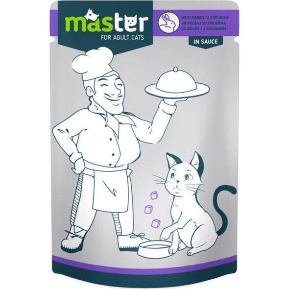 Master MASTER sasz. 80g KRÓLIK w sosie