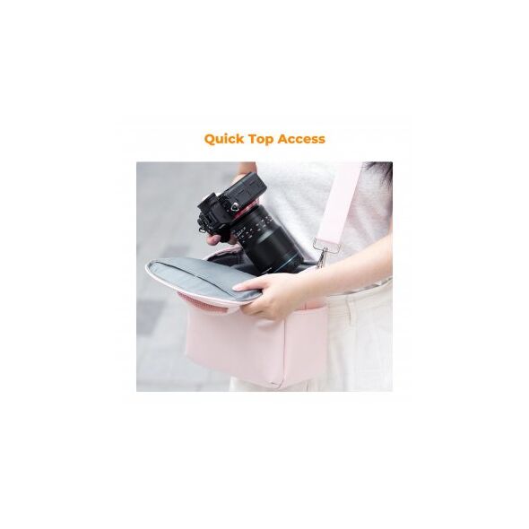 Torba fotograficzna K&F Concept Camera Sling Bag 5 l - różowa