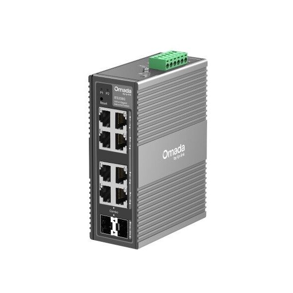 Omada IES208G8-Port Gigabit Industrial Easy Managed Switch