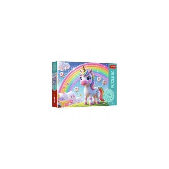 PUZZLE 60 Cukierkowy świat / Rodz.Treflików 17416