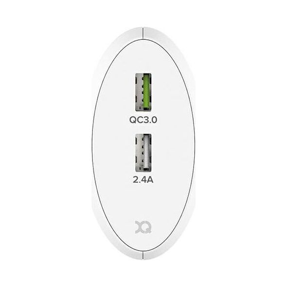 Ładowarka Xqisit 2x USB-A 3 A (31540)