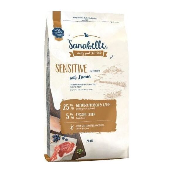 Bosch Tiernahrung Sanabelle Sensitive, jagnięcina 2kg