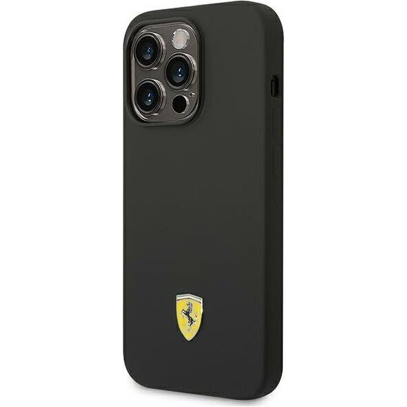 Ferrari Ferrari FESSIHMP14XBK iPhone 14 Pro Max 6,7" czarny/black hardcase Silicone Metal Logo Magsafe NoSize