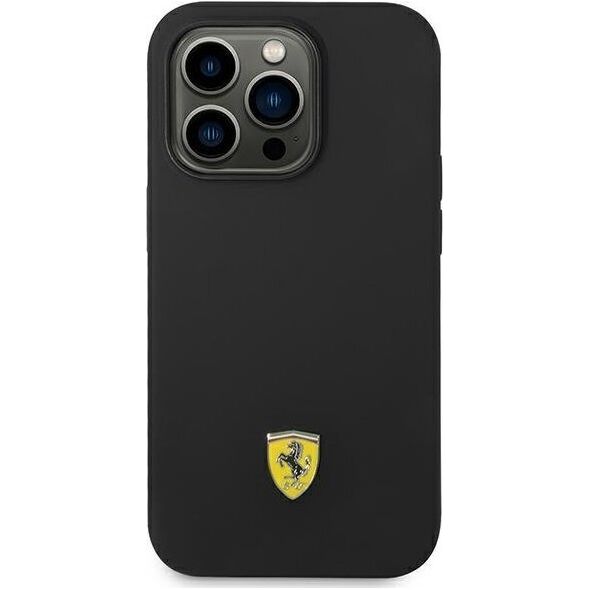Ferrari Ferrari FESSIHMP14XBK iPhone 14 Pro Max 6,7" czarny/black hardcase Silicone Metal Logo Magsafe NoSize
